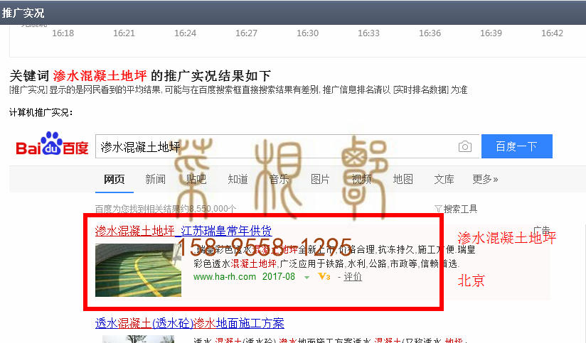 苏州竞价网站托管优化推广公司，菜根谭网络科技有限公司查询瑞皇关键词排名8月28日推广实况案例（8）